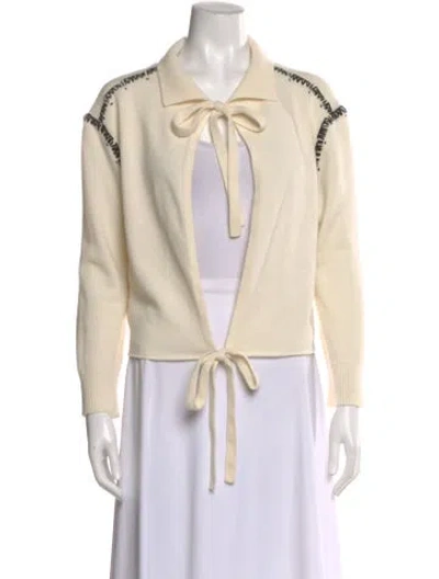 Pre-owned Marni Virgin Wool Sweater In Neutral