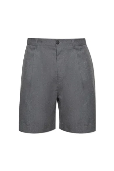 Marni Virgin-wool Tailored Shorts In Gray