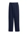 Marni Virgin-wool Tapered Trousers In Black