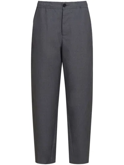 Marni Virgin-wool Trousers In Black