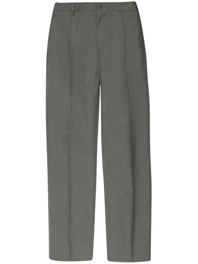 Marni Virgin Wool Trousers In Grey