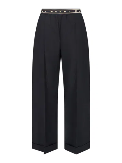 MARNI VIRGIN WOOL TROUSERS