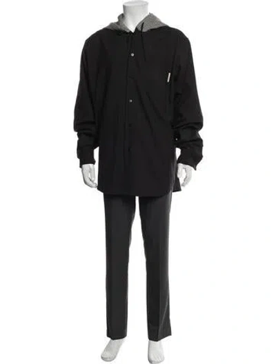 Pre-owned Marni Virgin Wool Tweed Pattern Jacket In Purple