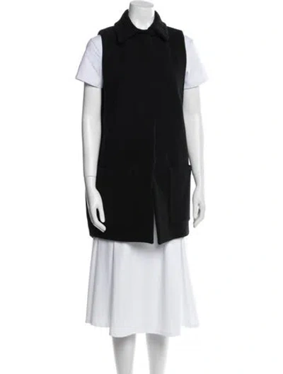 Pre-owned Marni Virgin Wool Vest In Black