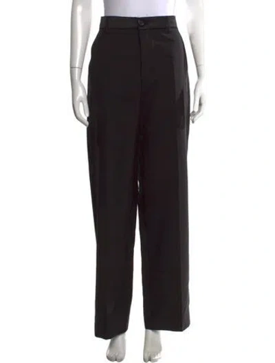 Pre-owned Marni Virgin Wool Wide Leg Pants W/ Tags In Black