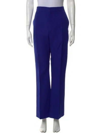 Pre-owned Marni Virgin Wool Wide Leg Pants W/ Tags In Blue