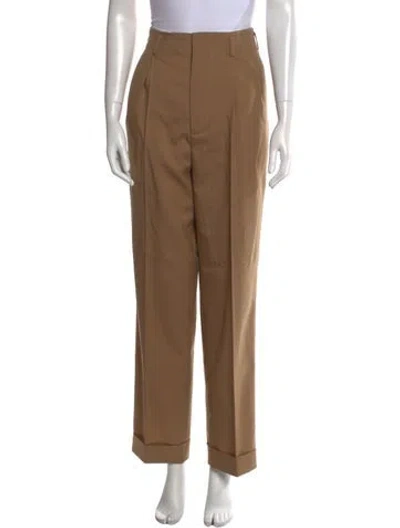 Pre-owned Marni Virgin Wool Wide Leg Pants W/ Tags In Neutral