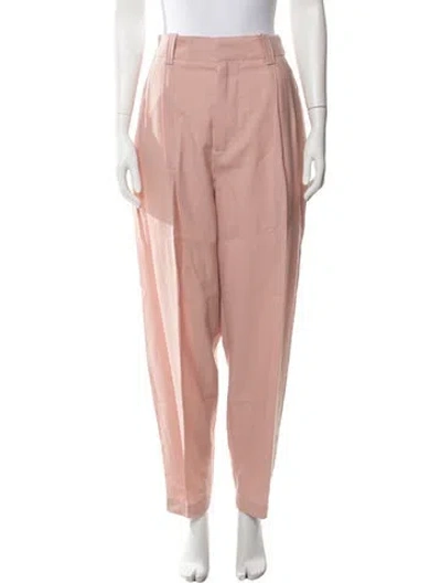 Pre-owned Marni Virgin Wool Wide Leg Pants W/ Tags In Pink