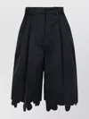 Marni Black Viscose Blend Shorts