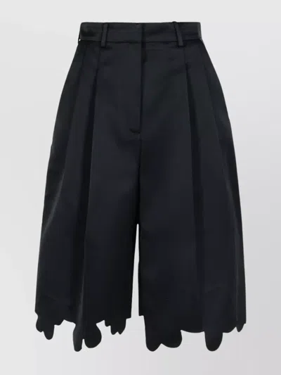 MARNI VISCOSE BLEND SHORTS BELT LOOPS