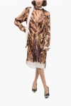 Marni Viscose Over Dress With Self-tie Detail