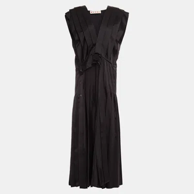 Pre-owned Marni Viscose Sleeveless Top 40 In Black