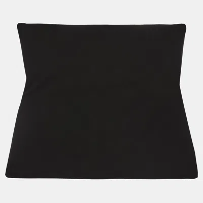 Pre-owned Marni Viscose Strapless Top 36 In Black