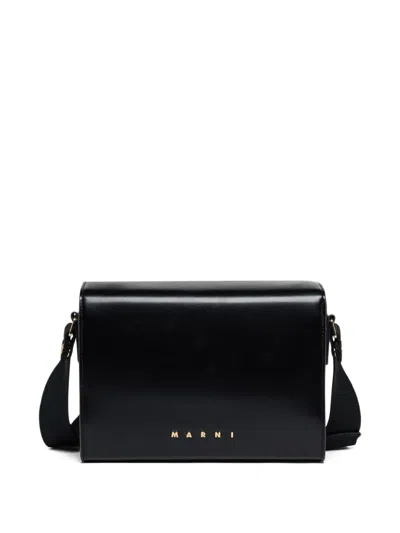 Marni Kids' Vivian Logo-plaque Shoulder Bag In Pattern