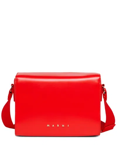 Marni Kids' Vivian Shoulder Bag In Red