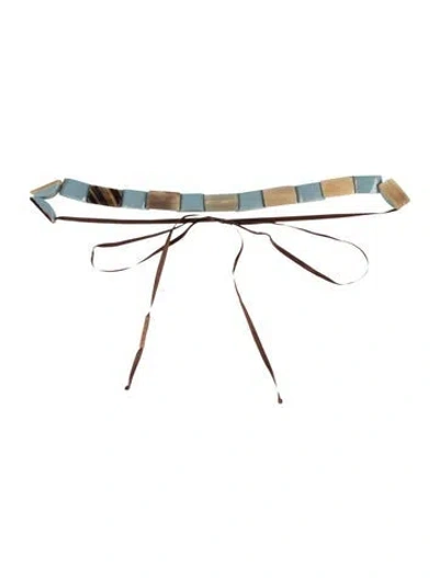Pre-owned Marni Waist Belt In Multi