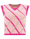 Marni Diamond Pattern Sleeveless Knitted Top