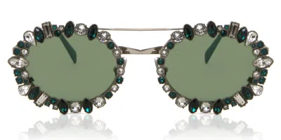 Marni Waitomo Caves Silver With Clip-on Men's Glasses, Silver, Size 49