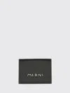 Marni Tri-fold Wallet In Black