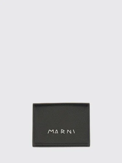 Marni Tri-fold Wallet In Blue