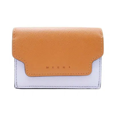 Pre-owned Marni Wallet (tri-fold) () In Brown