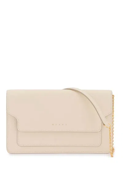 Marni 'wallet Trunk' Bag In Bianco