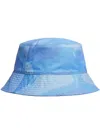 Marni Washed Bucket Hat In Blue