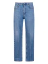 Marni Washed Denim Five-pocket Jeans In Blue
