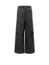 Marni Waterproof Technical Fabric Cargo Trousers In Black