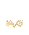 Marni Symbol Logo Plaque Bracelet In Yellow