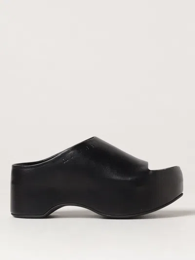 MARNI HEELED SANDALS MARNI WOMAN COLOR BLACK,F93681002