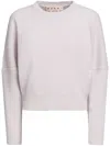 Marni Whipstitch-trim Sweater In Pink