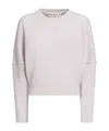 Marni Whipstitch-trim Sweater In White