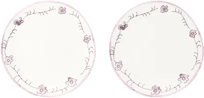 Marni White & Purple Serax Edition Starter Plate Set