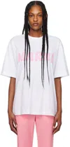 Marni T-shirt Mit Logo-print In L5w01 Lily White
