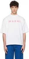 Marni Crew Neck Short Sleeves In White