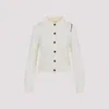 Marni Collared Cotton Knitwear Cardigan In Neutral