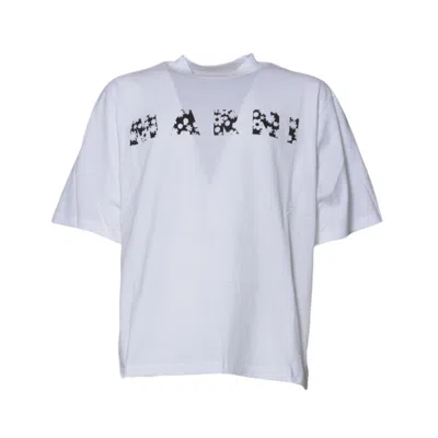 Marni White Cotton Over T-shirt