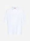 Marni Oversized Cotton Jersey Polo Shirt