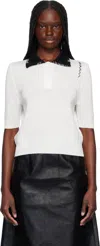 Marni White Cotton Polo In White