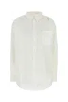 Marni Camicia In Lino Bianco Donna In White