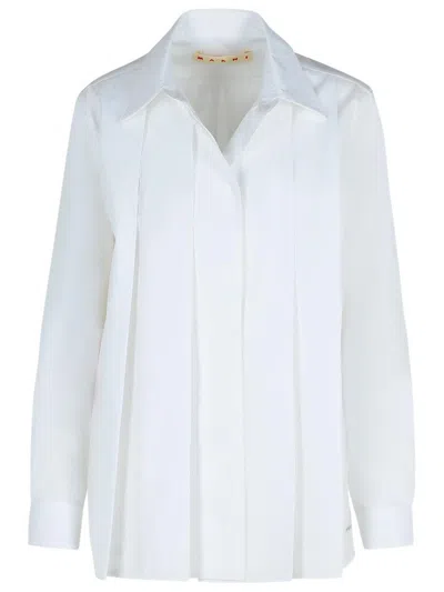 MARNI WHITE COTTON SHIRT