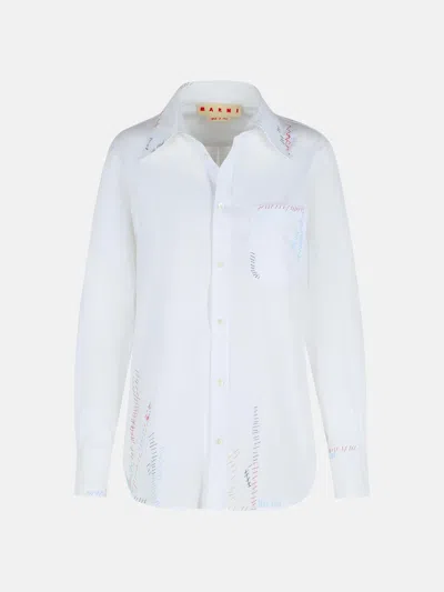 Marni White Cotton Shirt