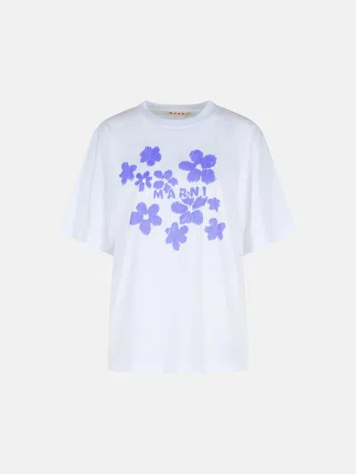 Marni White Cotton T-shirt