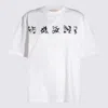 Marni Women's Boxy Flower Logo T-shirt In White
