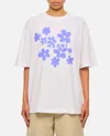 Marni Tee With Logo Floral Print In White