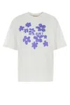 Marni Tee With Logo Floral Print