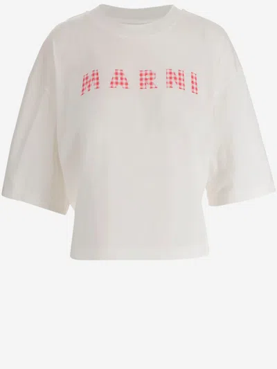 Marni White Cotton T-shirt