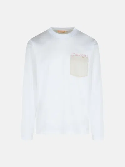 Marni White Cotton T-shirt