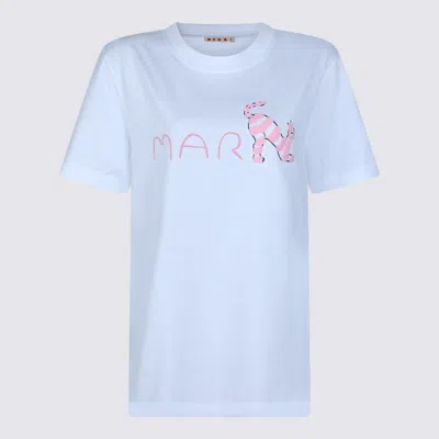 Marni White Cotton T-shirt